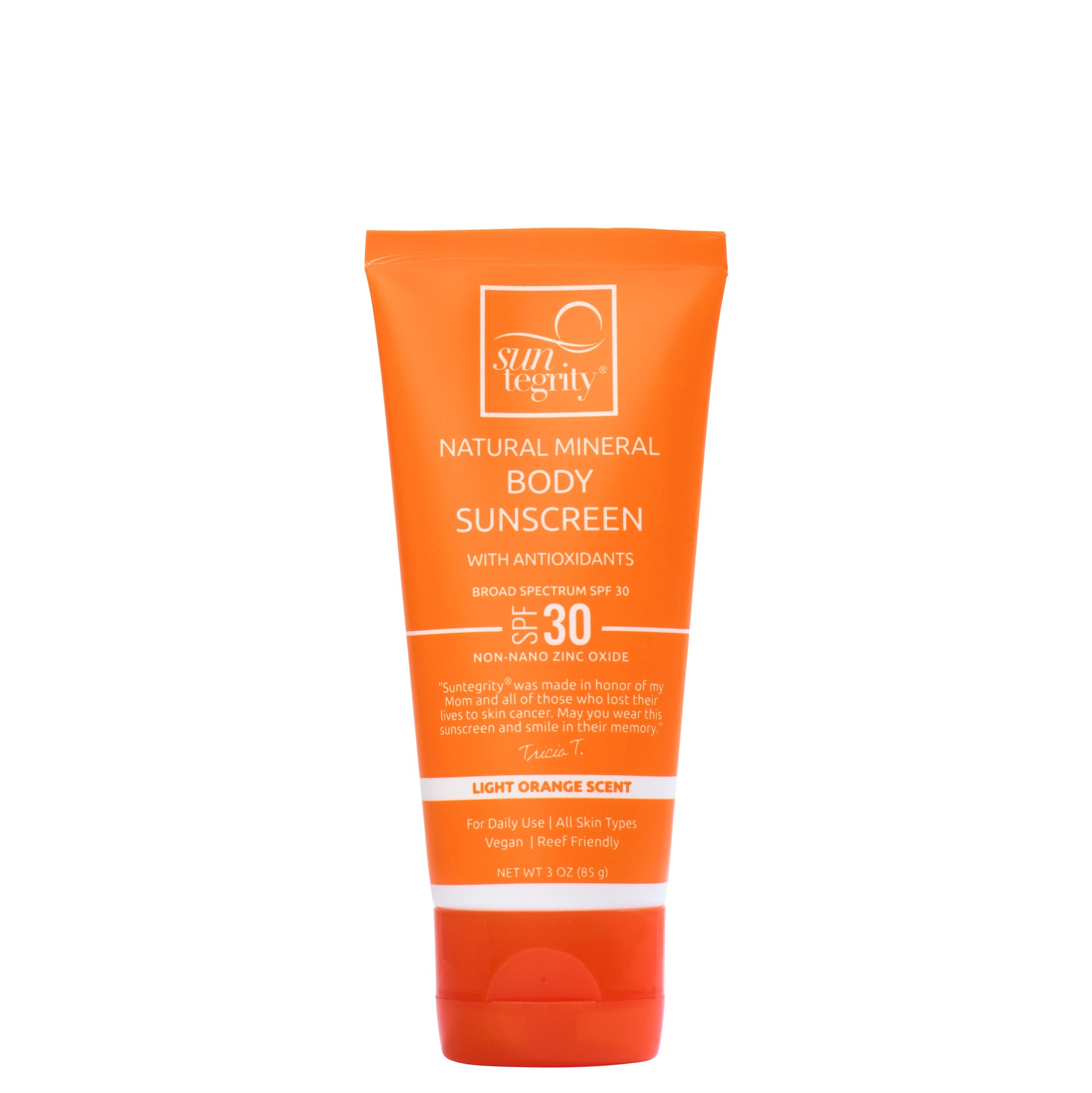 Natural Mineral Sunscreen for Body - Broad Spectrum SPF 30 - 3oz