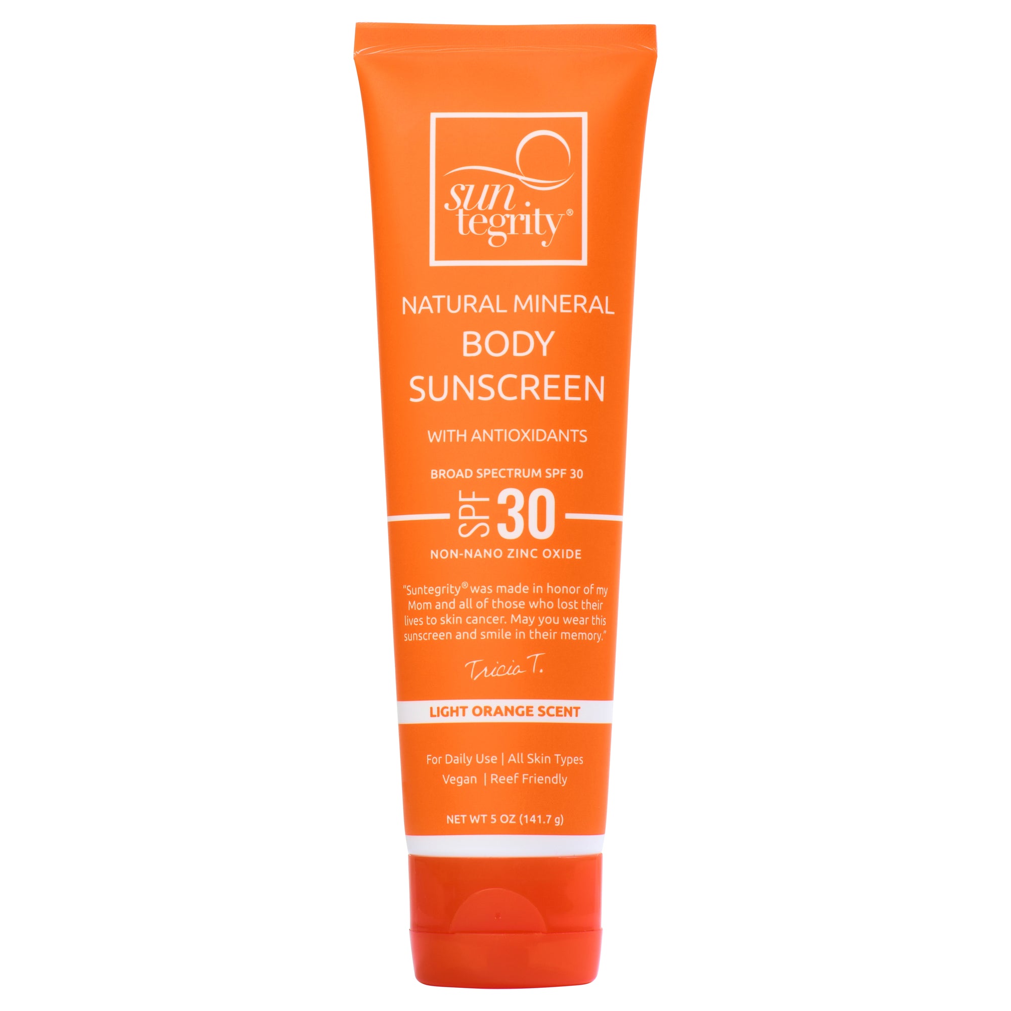 Natural Mineral Sunscreen for Body - Broad Spectrum SPF 30 - 5oz
