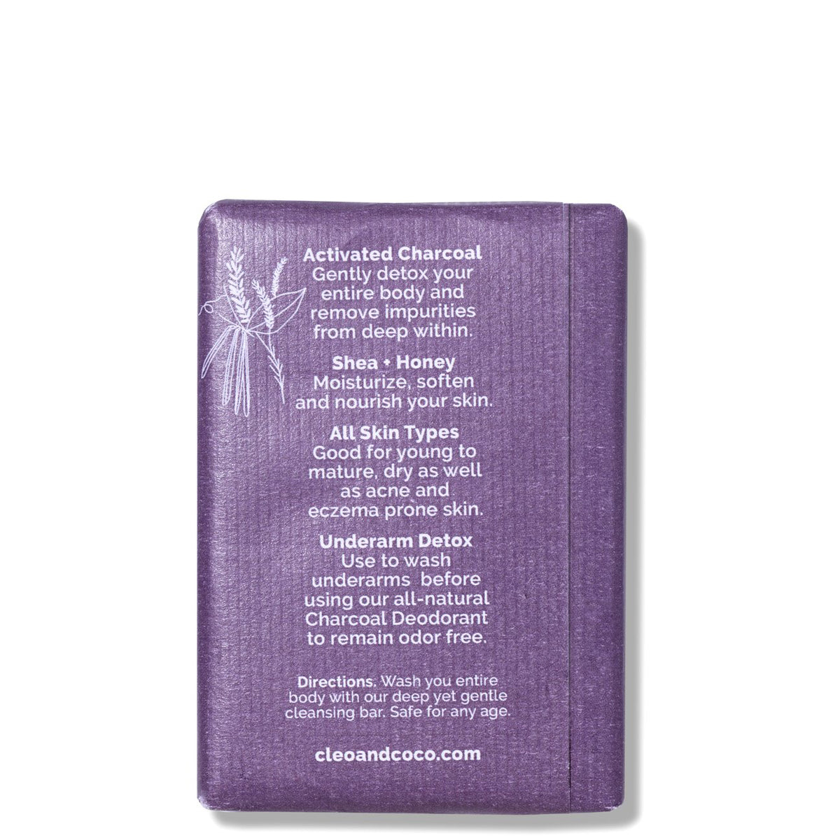 Charcoal Cleanse Face + Body Bar