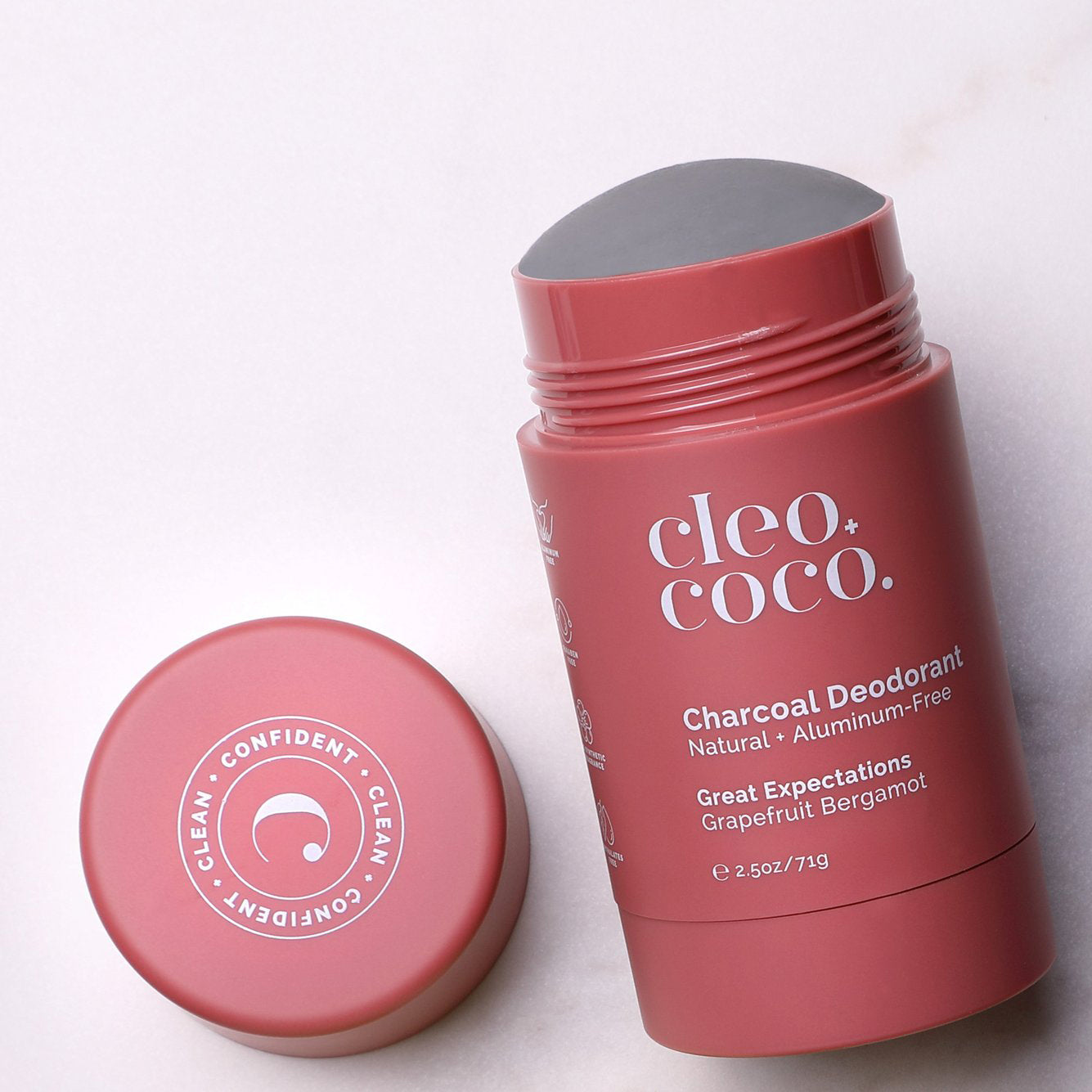 Charcoal Deodorant - Great Expectations, Grapefruit Bergamot