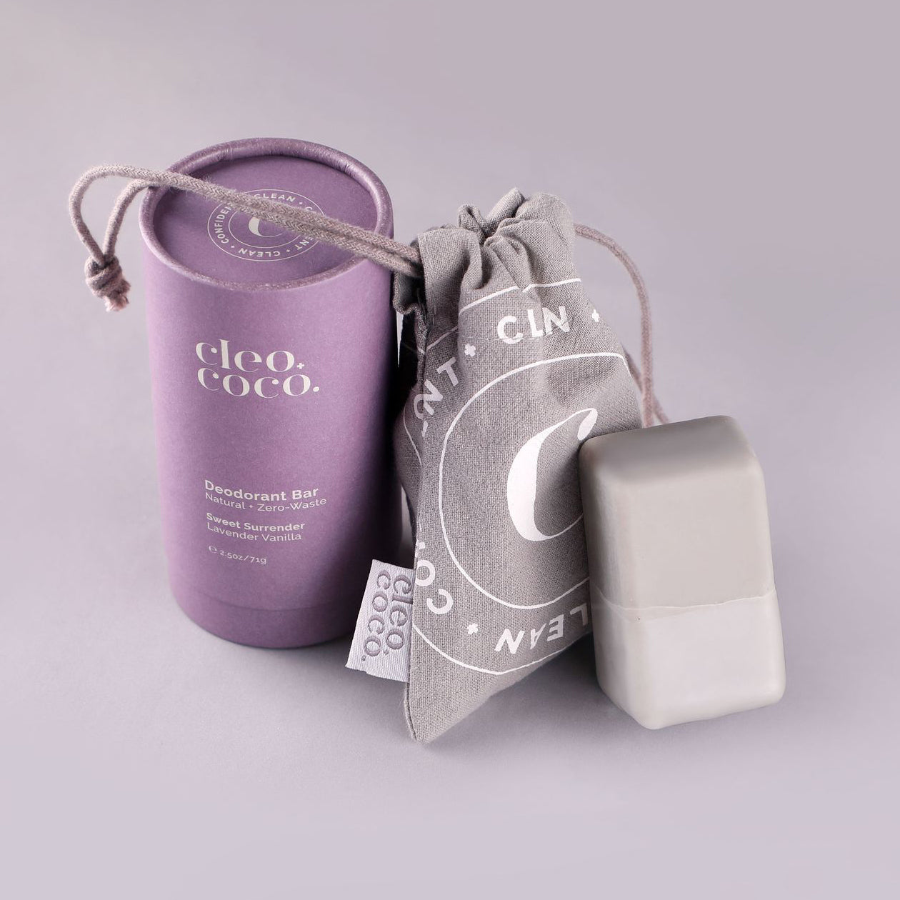 Deodorant Bar Zero-Waste - Sweet Surrender, Lavender Vanilla